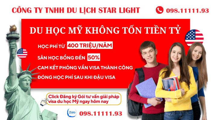 DU HỌC MỸ CHI PHÍ THẤP – KHÔNG TỐN TIỀN TỶ