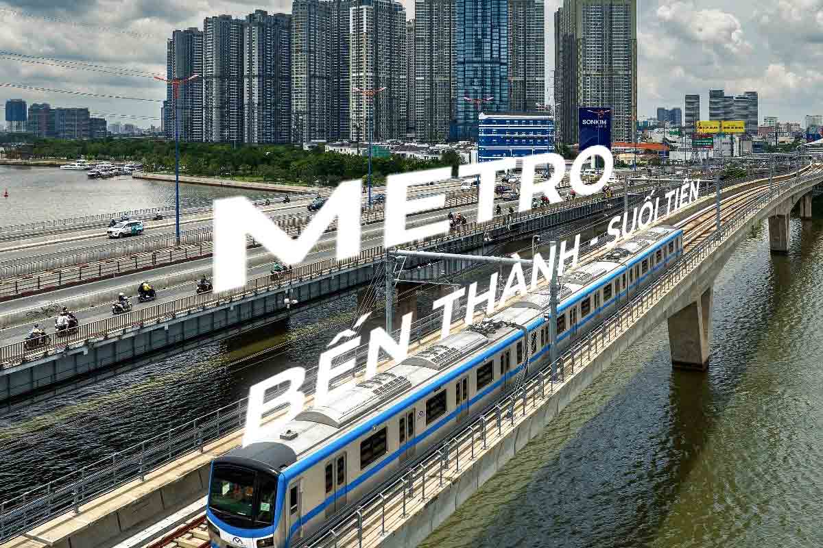 TP Hồ Chí Minh: Trải nghiệm tàu điện Metro hiện đại – Bus đường sông – Thưởng thức kẹo Chocolate Maison Maron